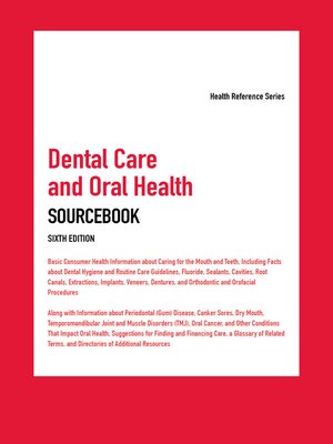 cover image of Dental Care and Oral Health Sourcebook